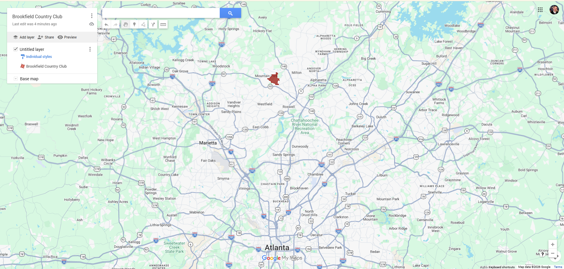 Brookfield Country Club Location Map Fulton