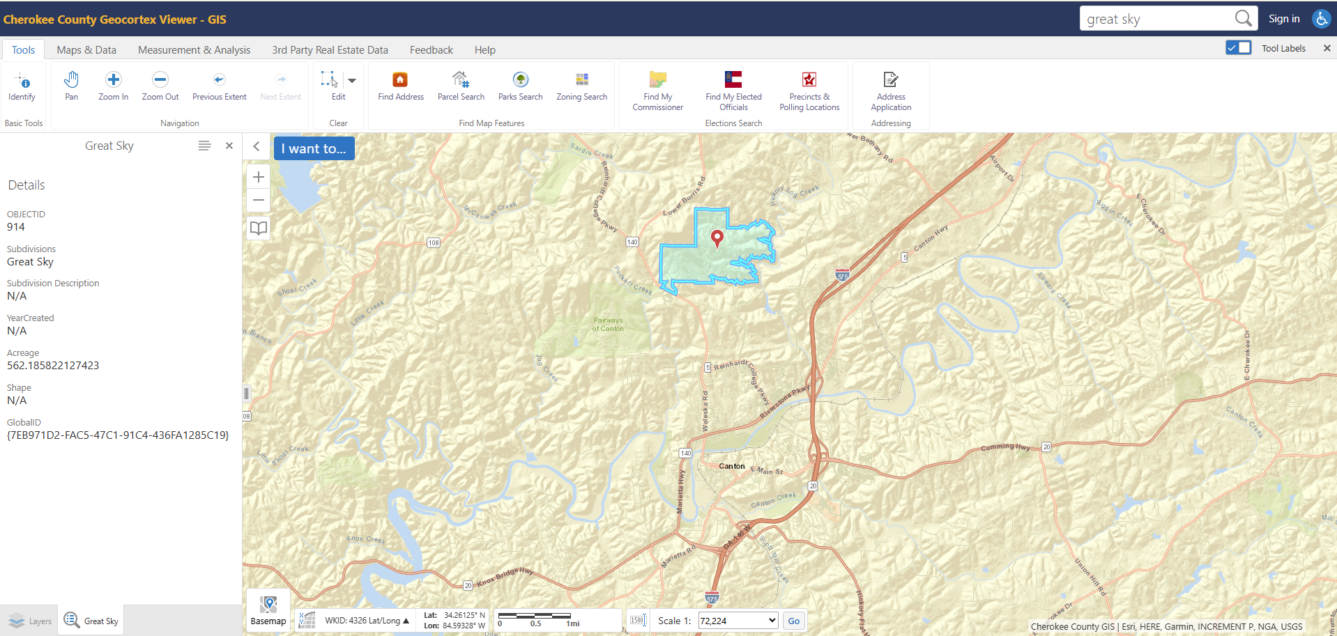 Great_Sky_ GIS Great Sky Subdivision GIS Boundary Map