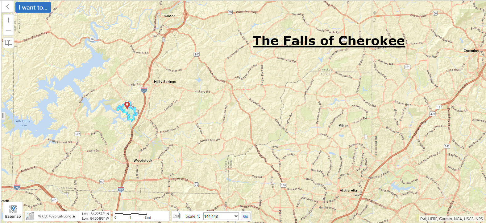 Falls of Cherokee